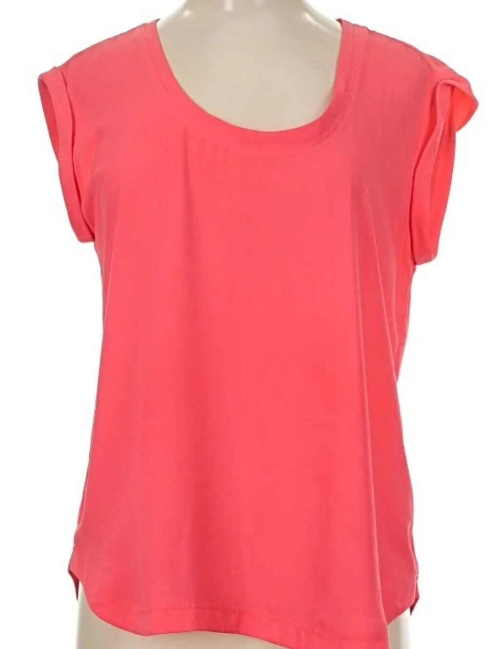 NWT J. Crew Coral Scoop Neck Sleeveless Blouse